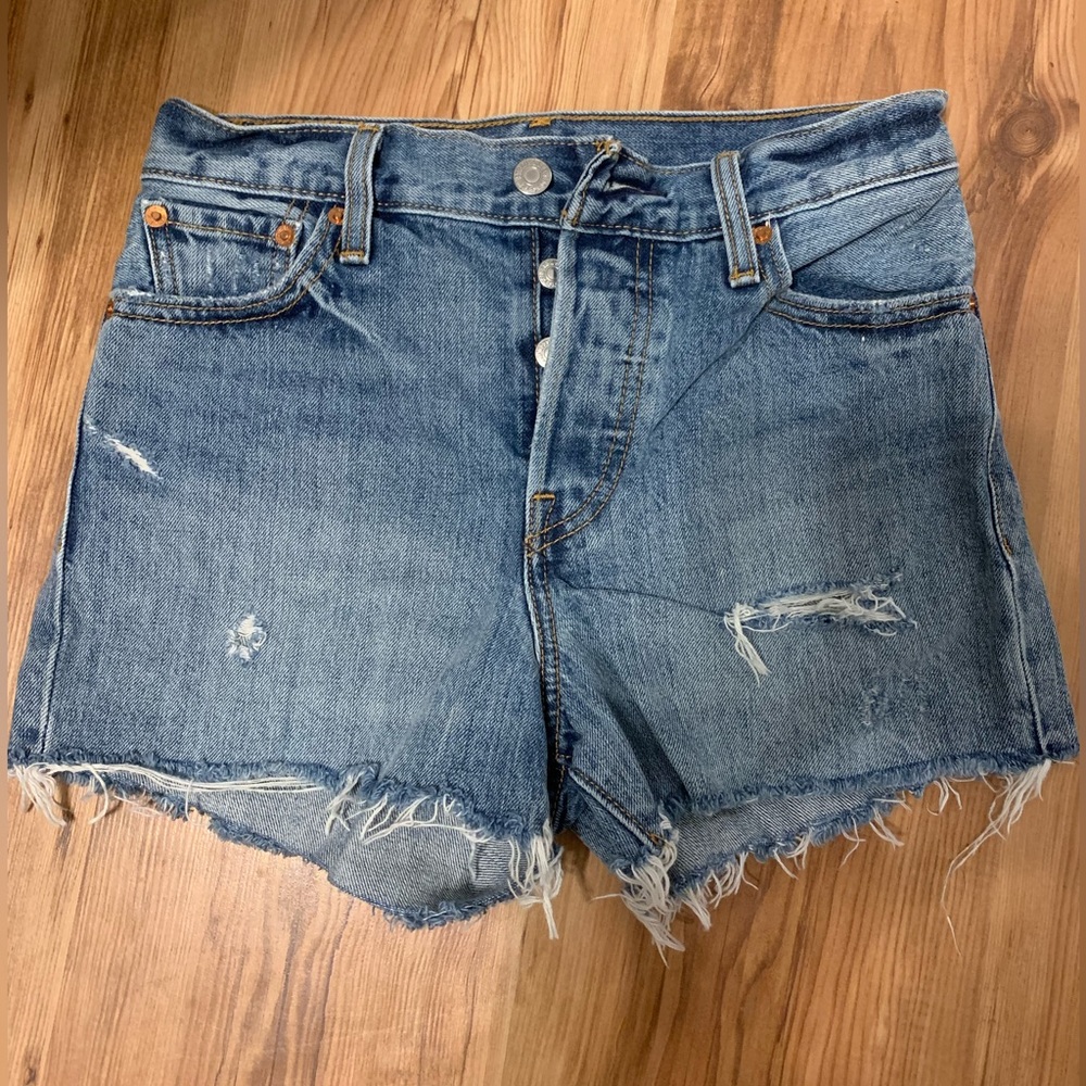 Levi Wedgie Denim Shorts
